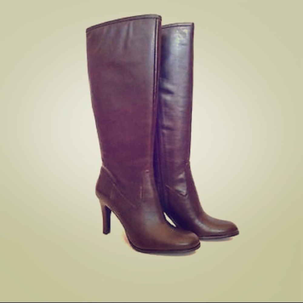 Ralph Lauren Brown Leather Bryce Boot